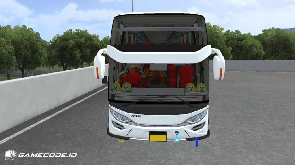 mod bus JB2+ SHD Hino RK bagian depan