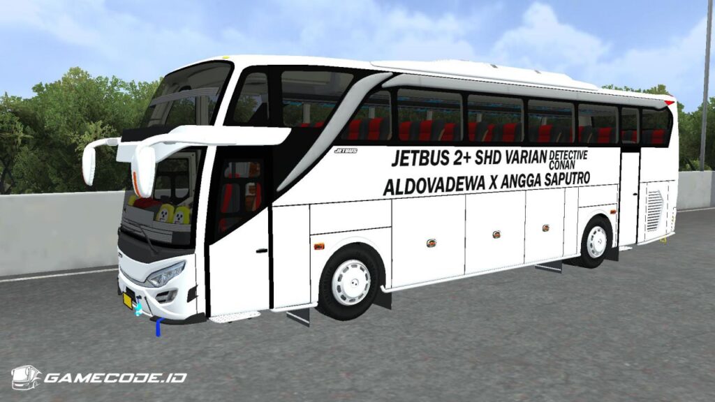 mod bus JB2+ SHD Hino RK bagian samping