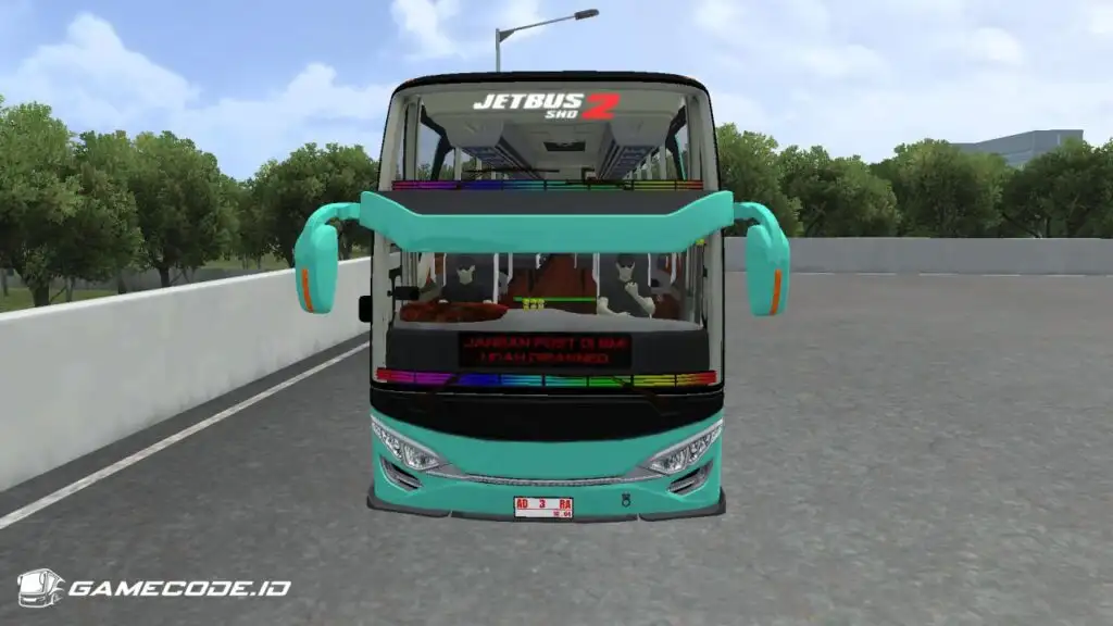 mod bus JB2 SHD Hino RK bagian depan