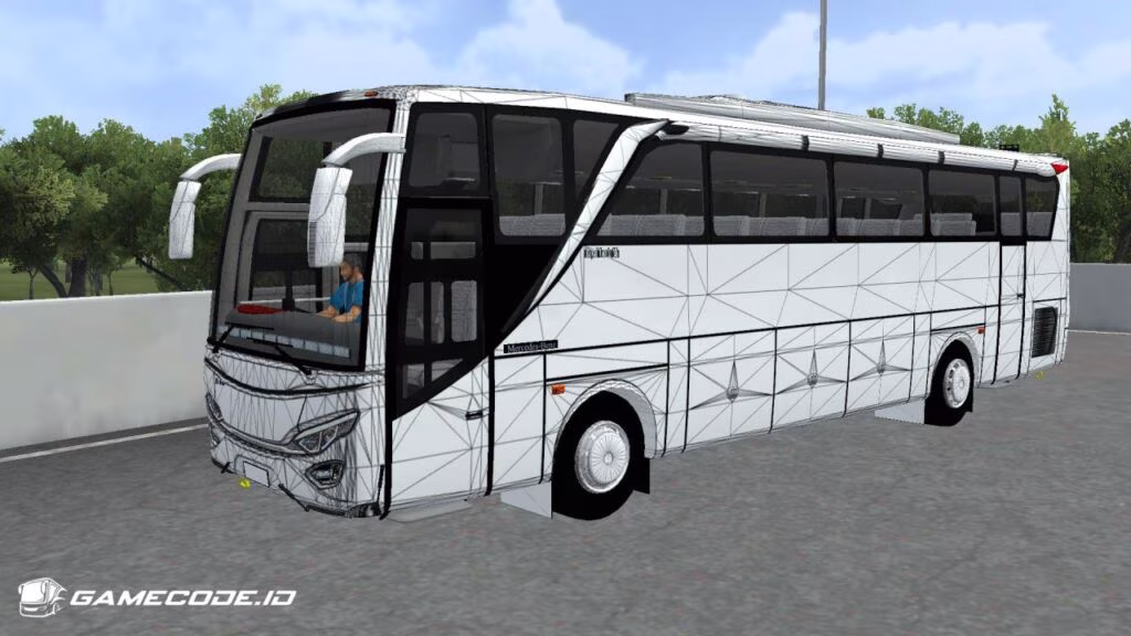 Mod JB2HD Setra Hino samping
