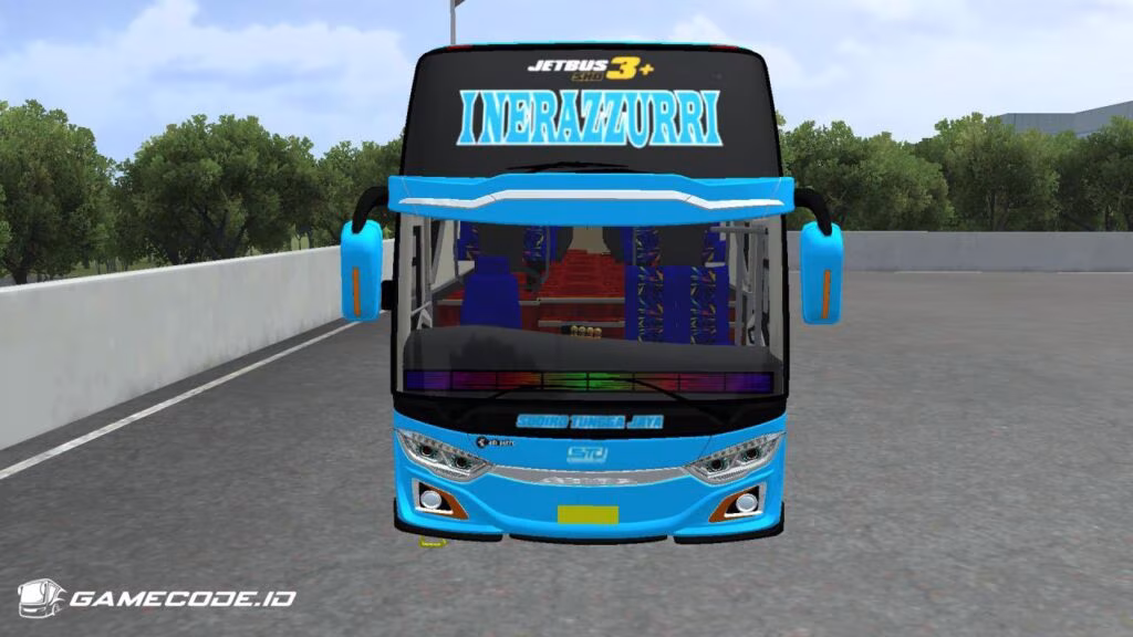 mod bus jb3+ facelift voyager bagian depan