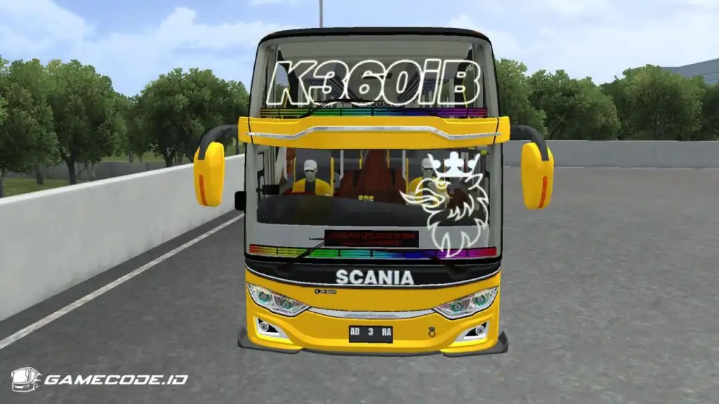 Mod bus JB3+ Scania K360iB bagian depan