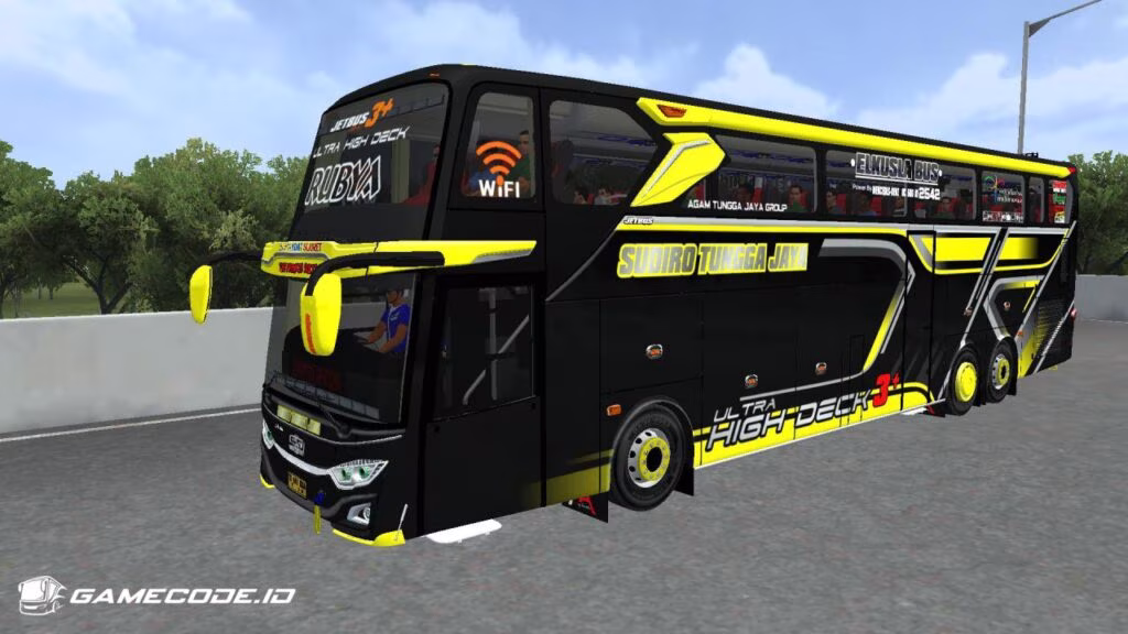 Mod Bus JB3+ UHD Voyager bagian samping