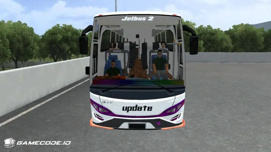 Mod bus Jetbus 2 HD (JB2HD) bagian depan