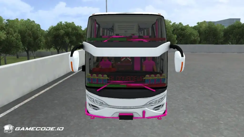 Mod Bus Jetbus 2 Hino RK bagian depan