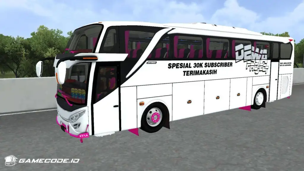 Mod Bus Jetbus 2 Hino RK bagian samping