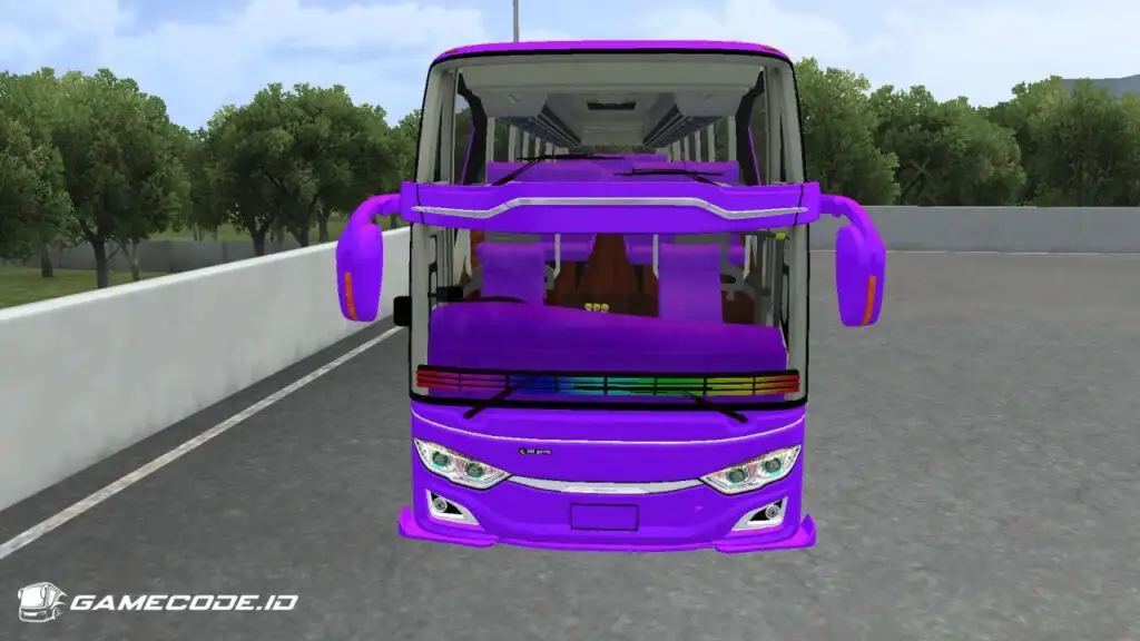 Mod bus Jetbus 3+ Mercy O500R bagian depan