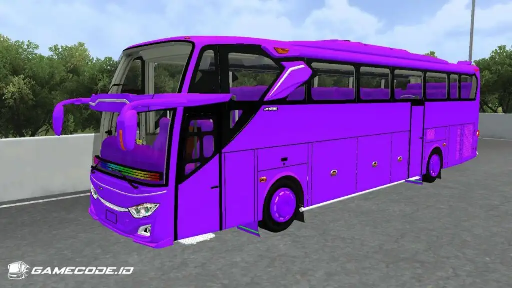 Mod bus Jetbus 3+ Mercy O500R bagian samping