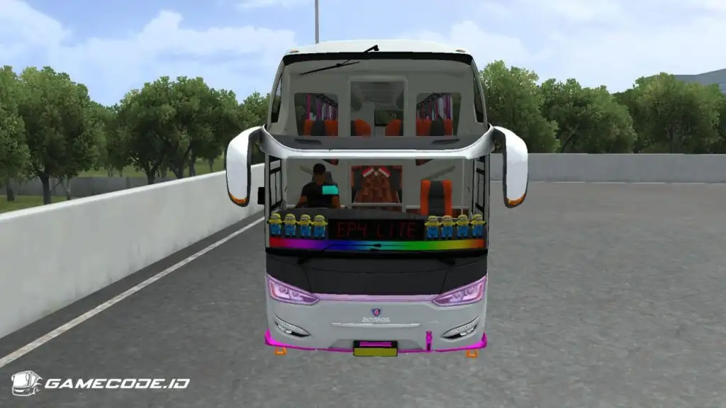 Mod Bus SR2 XHD Prime Scania bagian depan