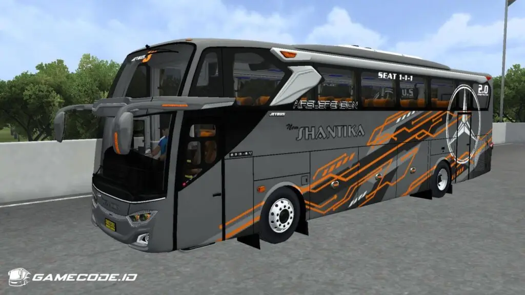 Livery New Shantika 01 JB3 SHD Hino RK8