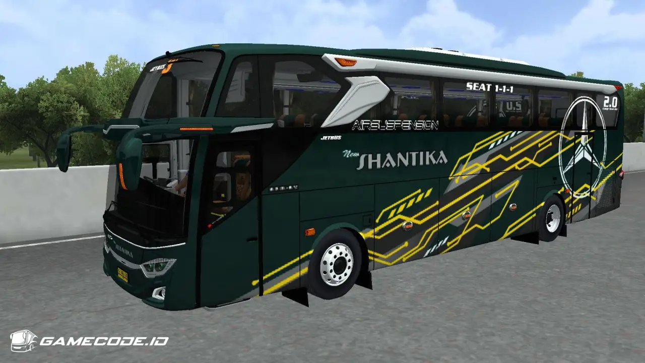 Livery New Shantika 02 JB3 SHD Hino RK8