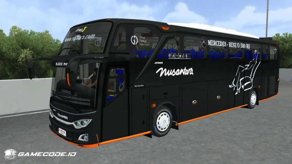 Livery Nusantara JB3+ SHD Mercy O500RS