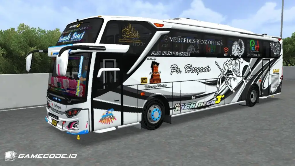Livery HR 060 Tanah Suci HDD Hino RK Gen 2