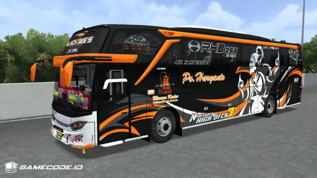 Livery HR 069 Blackbees HDD Hino RK Gen 2