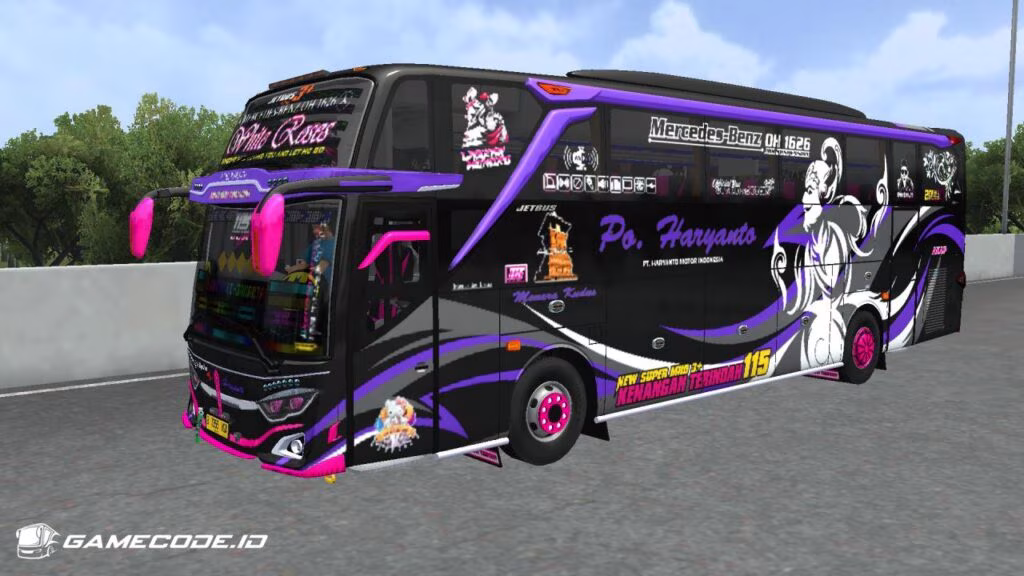 Livery HR 115 White Roses JB3 Spesial Tuan Muda