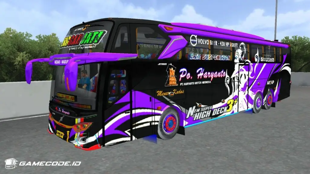 Livery HR Linggar Jati JB3 Volvo B11R Tronton