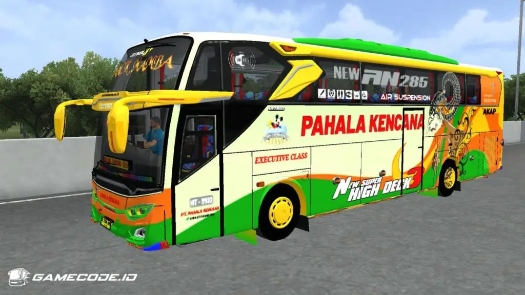 Livery Pahala Kencana JB3+ Hino Pintu Tengah