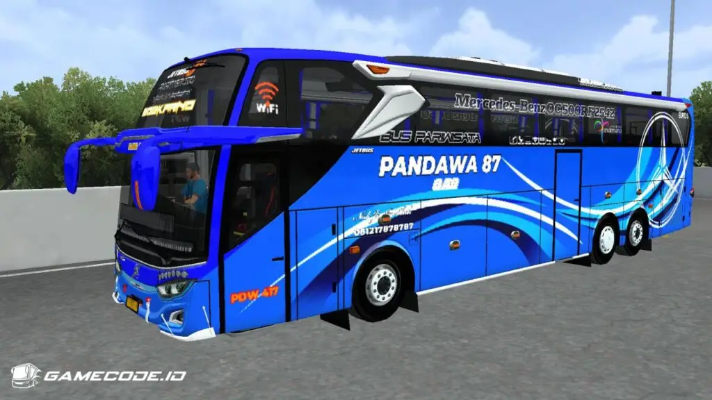 Livery Pandawa 87 Soekarno JB3 Volvo B11R Tronton