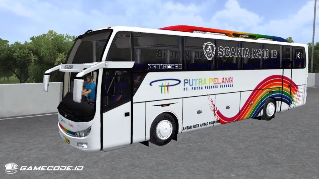 Livery Putra Pelangi Jetliner HDD Hino RN285