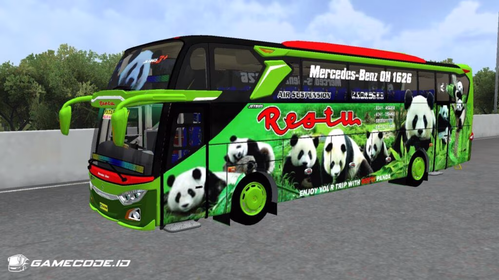 Livery Restu Panda JB3+ Facelift Voyager