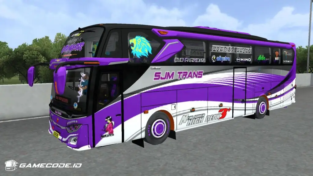 Livery SJM Ratu Maher JB3+ Hino Pintu Tengah