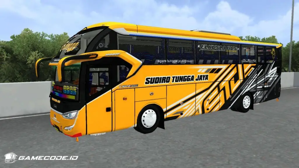 Livery STJ Erlangga SR2 XHD Scania K360