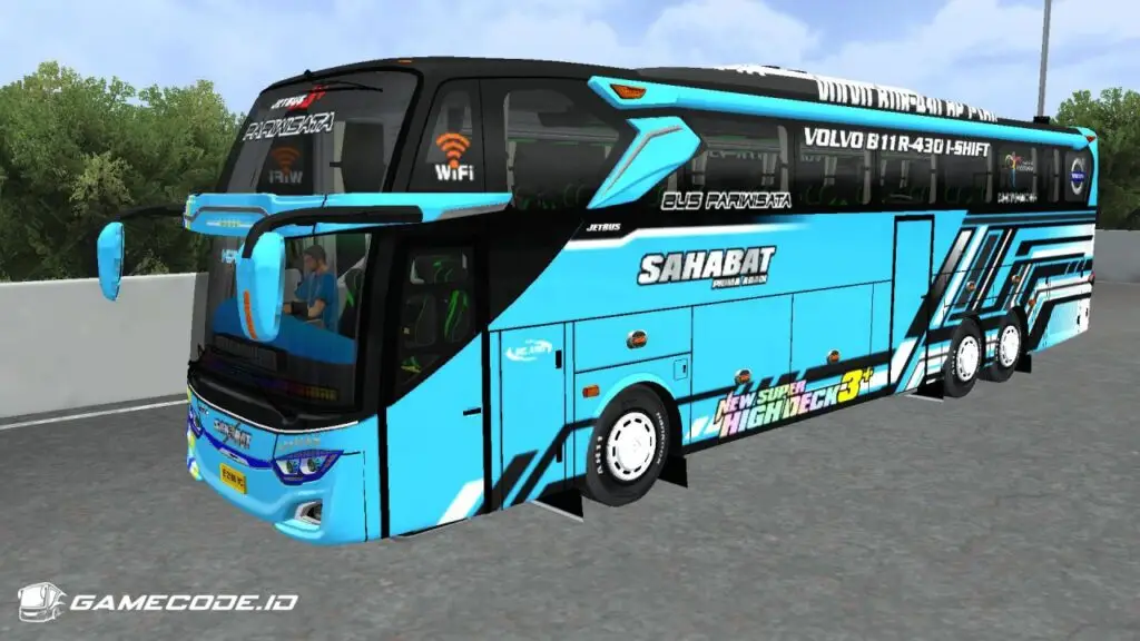 Livery Sahabat JB3 Volvo B11R Tronton