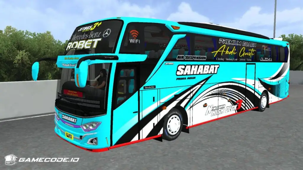 Livery Sahabat Robet JB3+ SHD Mercy O500RS