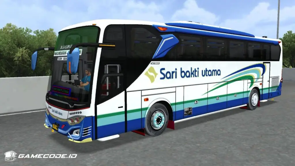 Livery Sari Bakti JB3 HDD Single Glass