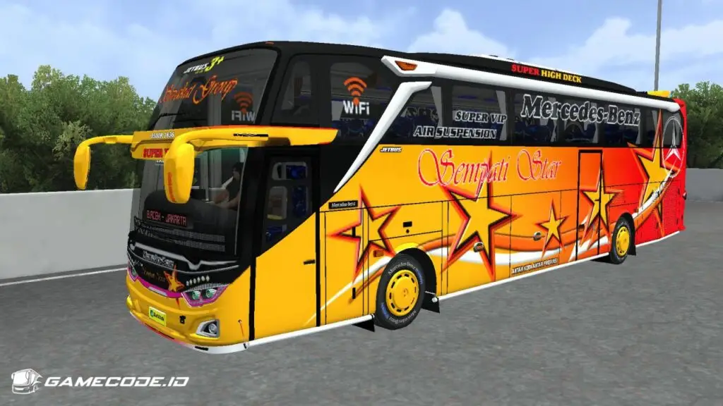 Livery Sempati Star JB3+ SHD Mercy O500RS