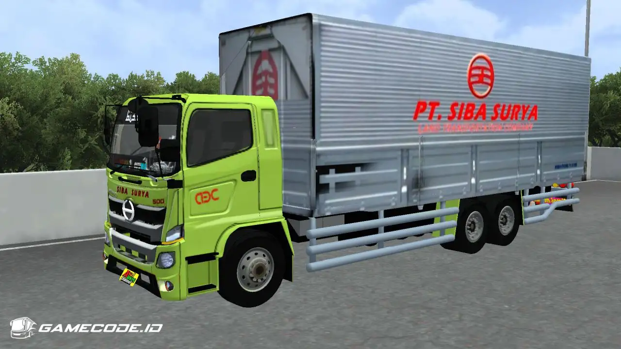 Livery PT. Siba Surya Hino Wingbox 6x2