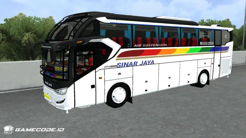 Livery Sinar Jaya SR2 S Series XHD Hino