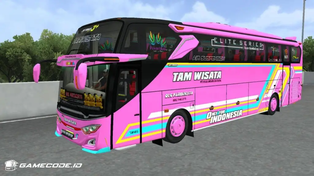 Livery TAM Wisata Ghina JB3 Setra Hino