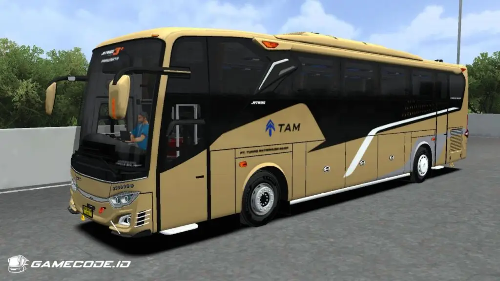Livery TAM Wisata JB3 HDD Single Glass