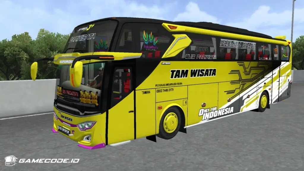 Livery TAM Wisata Kamapanih JB3 Setra Hino