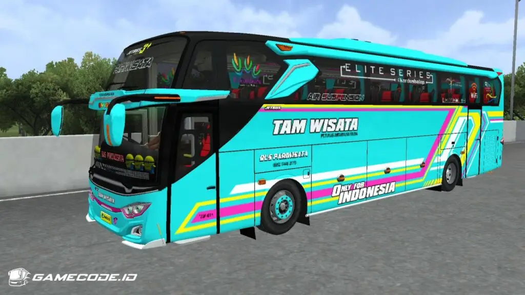 Livery TAM Wisata Shagino JB3 Setra Hino