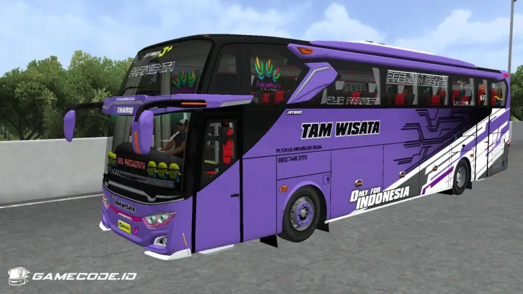 Livery TAM Wisata Thariq JB3 Setra Hino