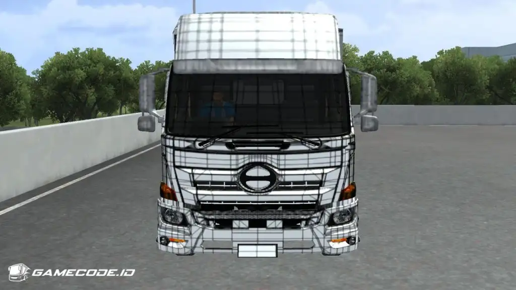 tampilan Truck Hino 500 Fellena Trinton bagian depan