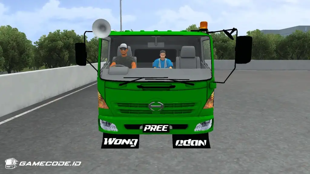 tampilan Truck Hino 500 Lohan CPO bagian depan