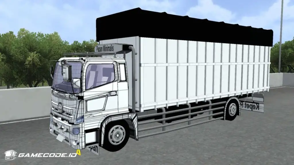 tampilan Truck Hino 500 New Gen bagian samping