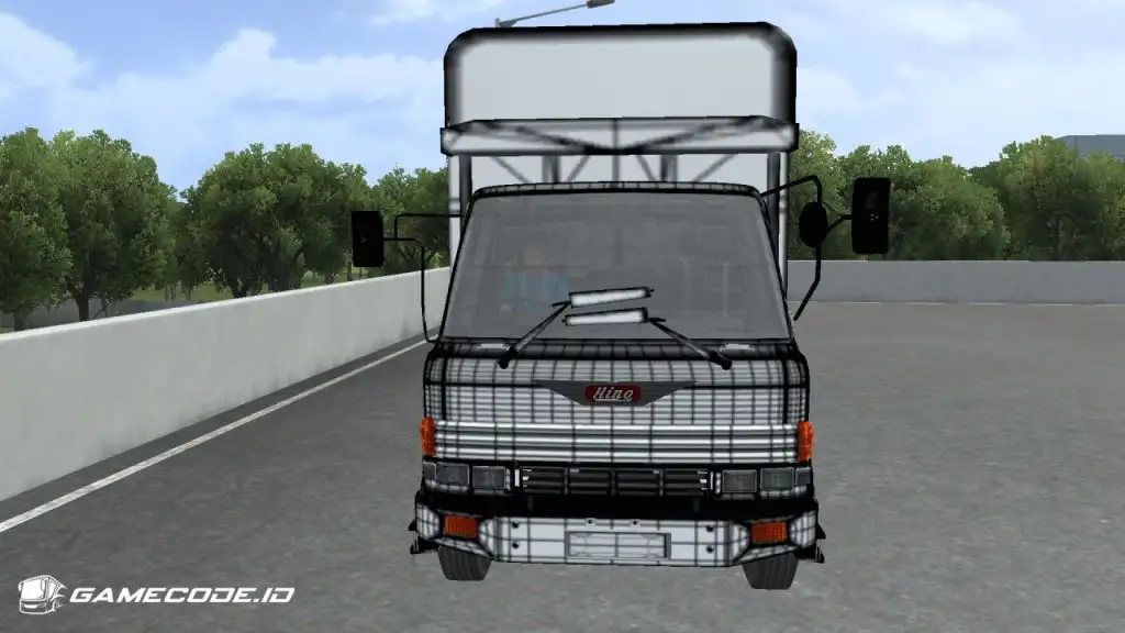 tampilan truk hino ranger engkel bagian depan