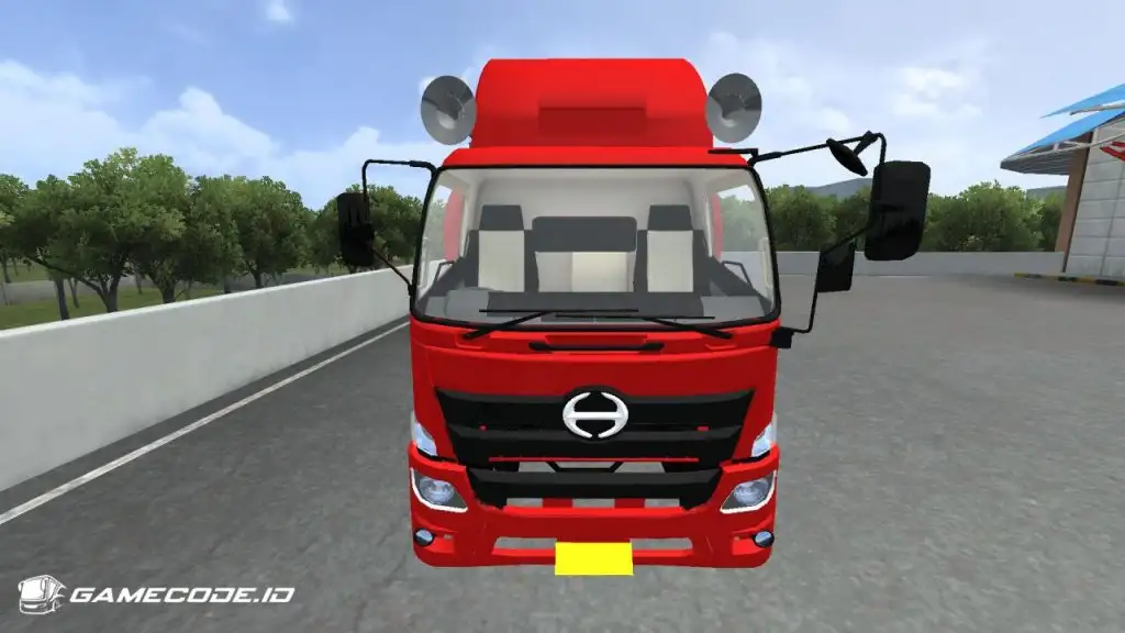 tampilan Truck Hino Tribal Tangki bagian depan