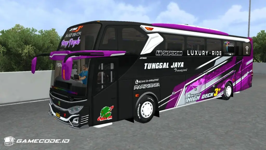 Livery Deep Purple JB3 Hino RK