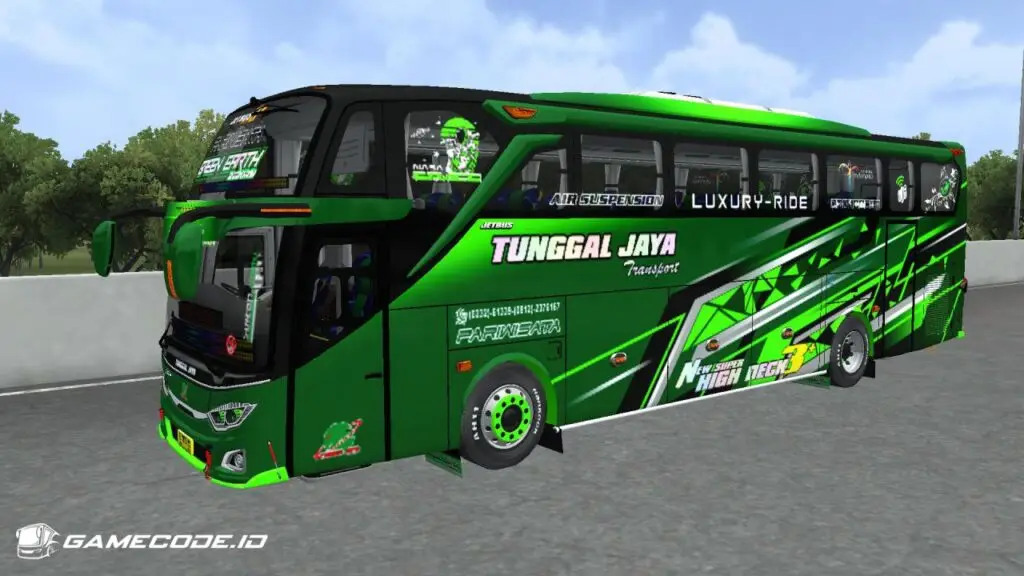 Livery TJ Green Earth JB3 SHD Hino RK8