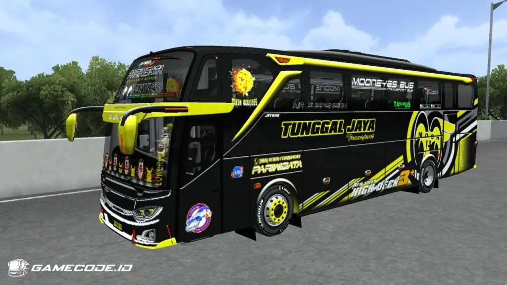 Livery TJ Mooneyes JB3 SHD Hino RK8