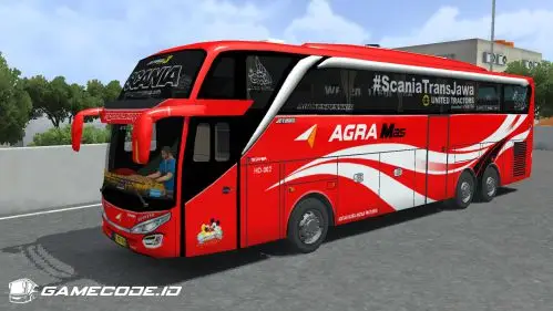 Livery Agra Mas Fresco Alshiraz dengan garis putih mengalir