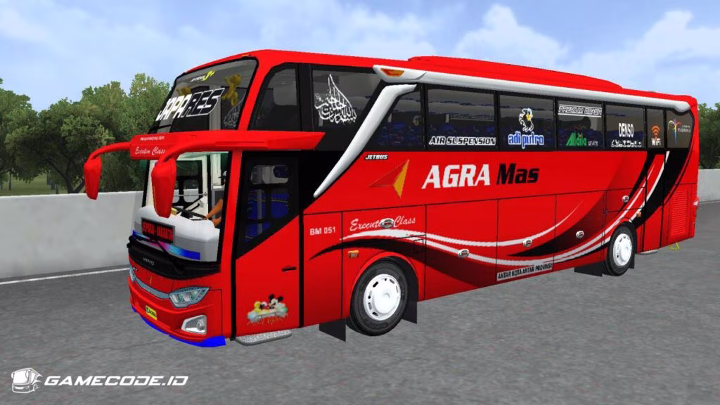 Livery Agra Mas JB3+ Hino Non Facelift
