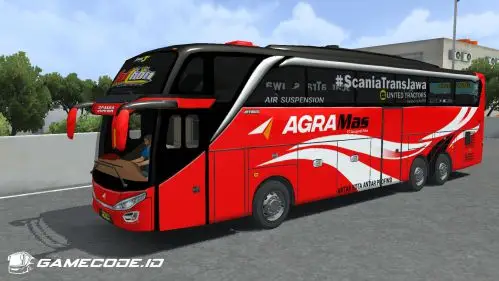 Livery Sulthan dengan garis putih tebal di bagian tengah