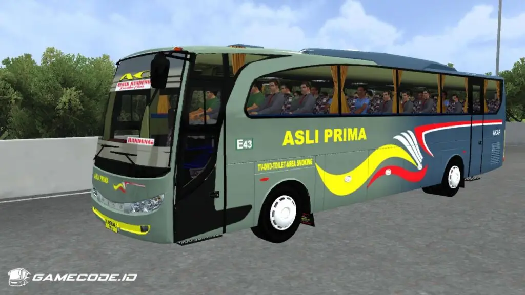 Livery Asli Prima Travego Smile