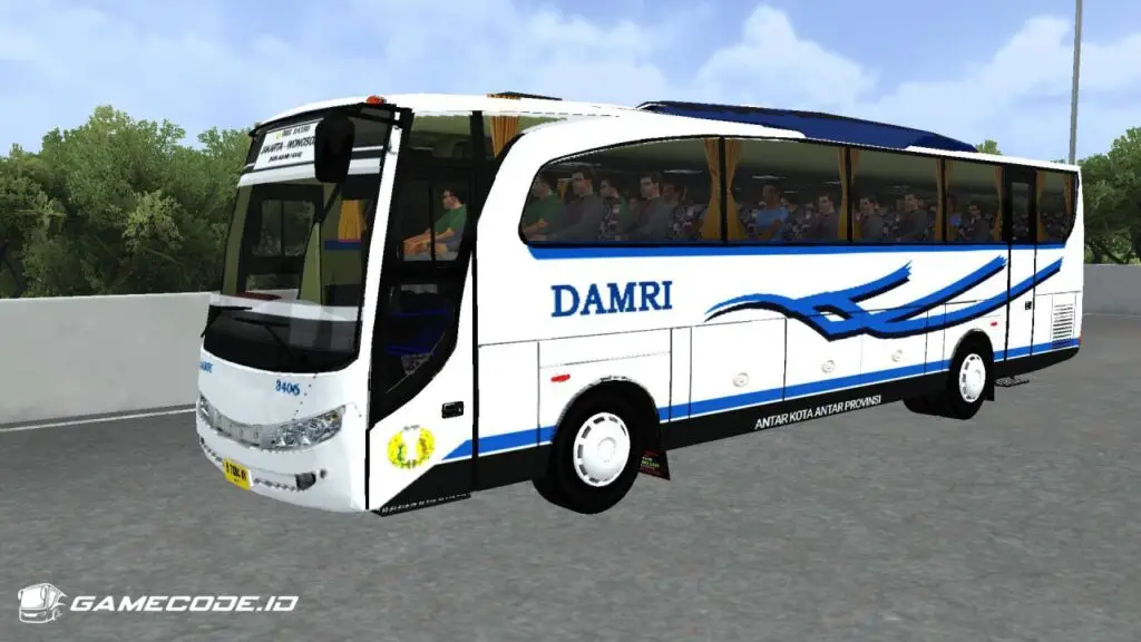Livery Damri Lawas Travego Smile